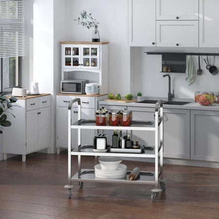 Carrello-da-Cucina-3-Ripiani-Aperti-4-Ruote-Omnidirezionali-con-2-Freni-Cuscinetti-Anti-Collisione-in-Acciaio-Inossidabile-430-Argento-85x45x90cm-TR7801-074TR7