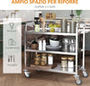 Carrello-da-Cucina-3-Ripiani-Aperti-4-Ruote-Omnidirezionali-con-2-Freni-Cuscinetti-Anti-Collisione-in-Acciaio-Inossidabile-430-Argento-85x45x90cm-TR7801-074TR7