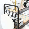 Carrello-da-Cucina-a-3-Livelli-con-Cesti-Removibili-e-4-Ruote,-in-Acciaio-e-Plastica-PP,-41.5Lx26.5x63-cm,-Nero-IT8850-162IT8