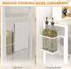 Carrello-da-Cucina-a-3-Livelli-con-Cestino-Laterale-e-Gancio,-in-Truciolato-e-Acciaio,-58x18.5x87-cm-TR4801-343V00WTTR4