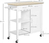 Carrello-da-Cucina-Classico-con-Cassetti-e-Ruote-in-Legno-Salvaspazio-89x40x84cm-TR4801-069TR4