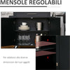Carrello-da-Cucina-con-Cassetti,-Portaspezie-e-Armadietto,-Carrello-da-Portata-con-4-Ruote-e-Piano-di-Lavoro-in-Legno,-109x40x89cm,-Nero-YH9801-178BKYH9