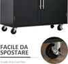 Carrello-da-Cucina-con-Cassetti,-Portaspezie-e-Armadietto,-Carrello-da-Portata-con-4-Ruote-e-Piano-di-Lavoro-in-Legno,-109x40x89cm,-Nero-YH9801-178BKYH9