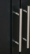 Carrello-da-Cucina-con-Cassetti,-Portaspezie-e-Armadietto,-Carrello-da-Portata-con-4-Ruote-e-Piano-di-Lavoro-in-Legno,-109x40x89cm,-Nero-YH9801-178BKYH9