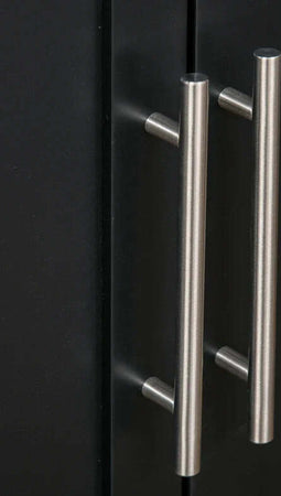 Carrello-da-Cucina-con-Cassetti,-Portaspezie-e-Armadietto,-Carrello-da-Portata-con-4-Ruote-e-Piano-di-Lavoro-in-Legno,-109x40x89cm,-Nero-YH9801-178BKYH9