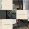 Carrello-da-Cucina-con-Cesto,-Cassetto-Estraibile-e-3-Ganci,-in-PP-e-Metallo,-61x32.6x58.5-cm,-Nero-MJ6850-276V00BKMJ6