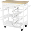 Carrello-da-Cucina-con-Ruote,-Mobile-da-Cucina-Salvaspazio-in-Legno-Massiccio:-3-Cassetti,-3-Cestelli,-2-Portaspezie,-2-Ripiani,-92x37x82-cm-UY5801-158UY5
