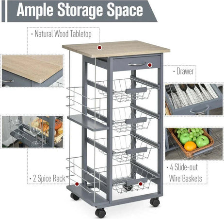 Carrello-da-Cucina-in-Grigio-Scuro-con-1-Cassetto-e-4-Cestelli-Metallici-GH3801-121V01CGGH3