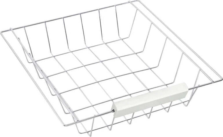 Carrello-da-Cucina-Multiuso-con-2-Cassetti,-2-Ripiani-e-2-Cesti,-in-Legno-di-Pino,-74x37x76-cm,-Bianco-UY7801-079WTUY7