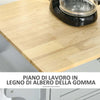 Carrello-da-Cucina-Multiuso-in-Legno-con-2-Cassetti,-3-Antine-e-4-Ruote-121x46x91cm,-Grigio-YH1801-204GYYH1