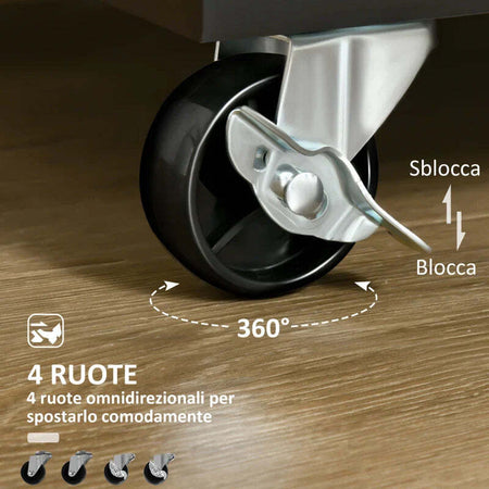 Carrello-da-Cucina-Multiuso-in-Legno-con-2-Cassetti,-Armadietto-e-4-Ruote,-104x46x91cm,-Nero-PL6801-203V00BKPL6