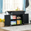 Carrello-da-Cucina-Multiuso-in-Legno-con-2-Cassetti,-Armadietto-e-4-Ruote,-104x46x91cm,-Nero-PL6801-203V00BKPL6