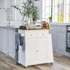 Carrello-da-Cucina-Portaspezie-a-3-Livelli-e-4-Ruote-in-MDF-e-Truciolato,-89x45x89cm,-Bianco-ER3801-163ER3