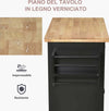 Carrello-da-Cucina-Portavivande-con-Cassetti,-Armadietti-e-Portaspezie,-in-Legno-e-MDF,-111x44.5x82.5-cm,-Nero-JH4801-161BKJH4