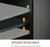 Carrello-da-Cucina-Portavivande-con-Cassetti,-Armadietti-e-Portaspezie,-in-Legno-e-MDF,-111x44.5x82.5-cm,-Nero-JH4801-161BKJH4