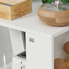 Carrello-da-Cucina-Portavivande-in-Legno-con-2-Ripiani-e-Ruote,-60x38x77cm,-Bianco-KJ2801-292V00WTKJ2