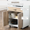 Carrello-da-Cucina-Portavivande-per-Microonde-con-4-Ruote,-in-Legno,-60x40x77cm---Rovere-JH7801-209JH7