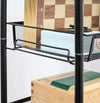 Carrello-da-Cucina-Salvaspazio-a-5-Livelli-con-Cestini-a-Rete-in-Acciaio,-45x26.5x106cm,-Nero-TW9850-164TW9
