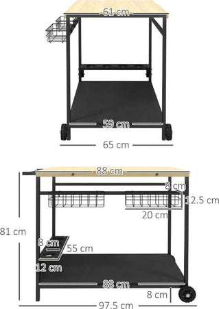 Carrello-da-Giardino-a-2-Ripiani,-2-Cesti-e-4-Spazi-Portabottiglie,-in-Legno-di-Abete,-97.5x65x81-cm--ER584G-420V00NDER5