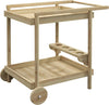 Carrello-da-Giardino-a-2-Ripiani-e-4-Spazi-Portabottiglie,-in-Legno-di-Abete,-78x58.5x75-cm-GH384G-419V00NDGH3