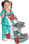 Carrello Dottore per Bambini Carrellino Medico Gioco con 13Accessori Idea Regalo