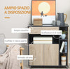 carrello-isola-cucina-Mobiletto-in-Legno-con-Ruote-80-x-40-x-87cm-,-rovere-nero-mobile-multiuso-credenza-madia-soggiorno-sala-pranzo-ingresso-cameretta-camera-studio-ufficio-F801-027A