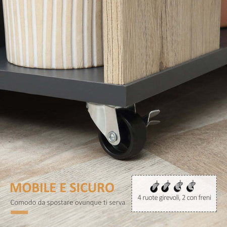 carrello-isola-cucina-Mobiletto-in-Legno-con-Ruote-80-x-40-x-87cm-,-rovere-nero-mobile-multiuso-credenza-madia-soggiorno-sala-pranzo-ingresso-cameretta-camera-studio-ufficio-F801-027A