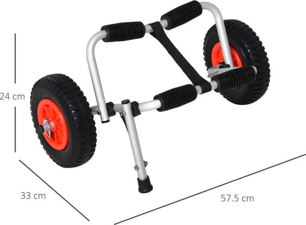 Carrello-per-Kayak-e-Canoa-Pieghevole-in-Alluminio-con-Imbottiture-Antiscivolo-TG7A32-010TG7