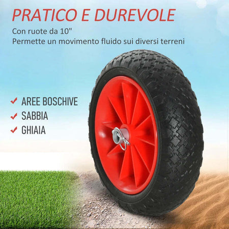 Carrello-per-Kayak-Pieghevole-Pneumatici-25cm-Adatto-a-Tutte-le-Superfici-TF4A32-006TF4