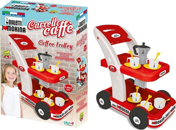 Carrello Per Servire Caff? Bialetti Giocattolo Per Bambine Con Set Accessori Giochi e giocattoli/Giochi d'imitazione e accessori di travestimento/Elettrodomestici giocattolo Trade Shop italia - Napoli, Commerciovirtuoso.it