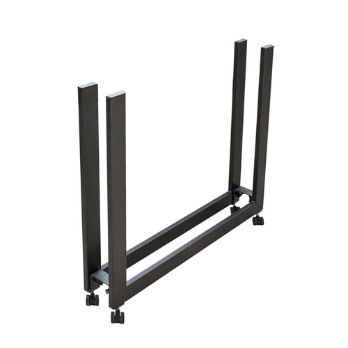 Sistema di supporto a staffe in metallo con i due sostegni laterali per piani a folding