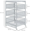 Carrello-Portaoggetti-a-3-Livelli-in-Truciolato-e-Acciaio,-34x29.5x57.5-cm,-Bianco-HJ9850-285V00WTHJ9