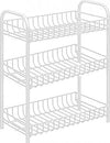 CARRELLO PORTAOGGETTI PORTA OGGETTI 3 RIPIANI BIANCO 308 PER CUCINA BAGNO  Trade Shop italia - Napoli, Commerciovirtuoso.it