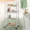 CARRELLO PORTAOGGETTI PORTA OGGETTI 4 RIPIANI BIANCO PER CUCINA BAGNO 30x40x77cm  Trade Shop italia - Napoli, Commerciovirtuoso.it