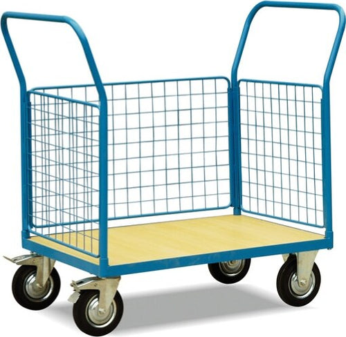 Carrello portatutto - 3 sponde - portata 500 kg Fai da te/Prodotti per la costruzione/Prodotti per il trasporto materiali/Attrezzature per il trasporto di materiali/Carrelli di servizio Eurocartuccia - Pavullo, Commerciovirtuoso.it