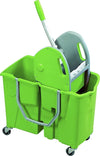 Carrello professionale per lavapavimenti con doppia vasca da 30 lt