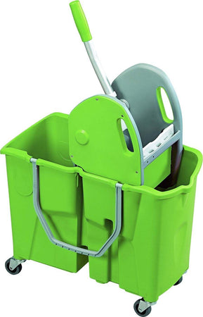 Carrello professionale per lavapavimenti con doppia vasca da 30 lt