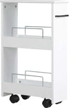 Carrello-Salvaspazio-Multiuso-in-Legno-MDF-e-Ruote,-42.5x20.3x66.7cm,-Bianco-TY9838-280V00WTTY9