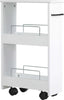 Carrello-Salvaspazio-Multiuso-in-Legno-MDF-e-Ruote,-42.5x20.3x66.7cm,-Bianco-TY9838-280V00WTTY9