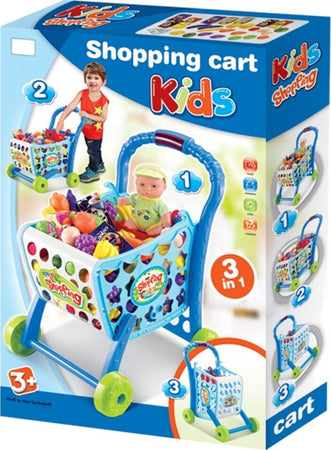CARRELLO SPESA SUPERMARKET PER BAMBINI ROSA AZZURRO CON FRUTTA E VERDURA 3IN1 Giochi e giocattoli/Giochi d'imitazione e accessori di travestimento/Negozi e accessori Trade Shop italia - Napoli, Commerciovirtuoso.it