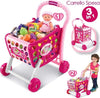 Carrello-Spesa-Supermarket-Per-Bambini-Rosa-Azzurro-Con-Frutta-E-Verdura-3in1