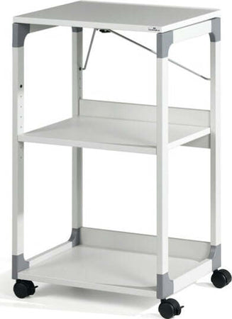 Carrello System - 50 8 x 43 2 x 88 2 cm - 3 ripiani - con ruote - per videoproiettore - grigio - Durable Casa e cucina/Arredamento/Studio/Scrivanie e postazioni di lavoro/Postazioni di lavoro per computer Eurocartuccia - Pavullo, Commerciovirtuoso.it