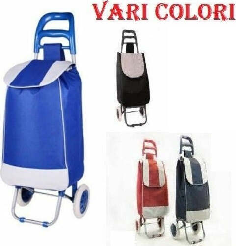 CARRELLO-TROLLEY-PORTASPESA-RICHIUDIBILE-TINTA-UNITA-PORTA-SPESA-RUOTE
