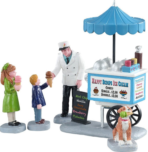 Carretto di gelati con bambini e cane, personaggi per villaggio di Natale in poliresina Casa e cucina/Decorazioni per interni/Addobbi e decorazioni per ricorrenze/Decorazioni natalizie/Oggettistica MagiediNatale.it - Altamura, Commerciovirtuoso.it