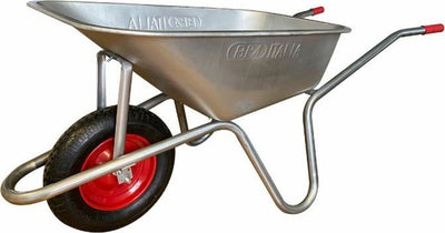 Carriola con vasca zincata da 100 lt