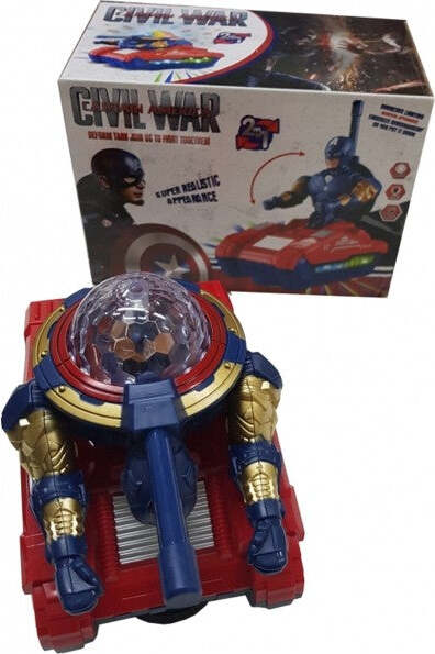 Carro Armato America Eroe 2in1 Con Led Luci Suoni Funzione Mistero Gioco Bimbo Giochi e giocattoli/Modellismo e costruzione/Kit di Modellismo/Carri armati Trade Shop italia - Napoli, Commerciovirtuoso.it