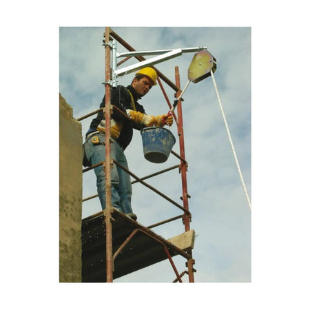 Attacco a palo per carrucola di sicurezza con portata massima di 50 kg