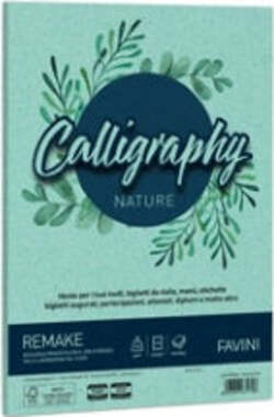 Carta Calligraphy Nature Remake - A4 - 120 gr - acquamarina - Favini - conf. 50 fogli Cancelleria e prodotti per ufficio/Carta blocchi e quaderni/Carta/Carta da lettere Eurocartuccia - Pavullo, Commerciovirtuoso.it