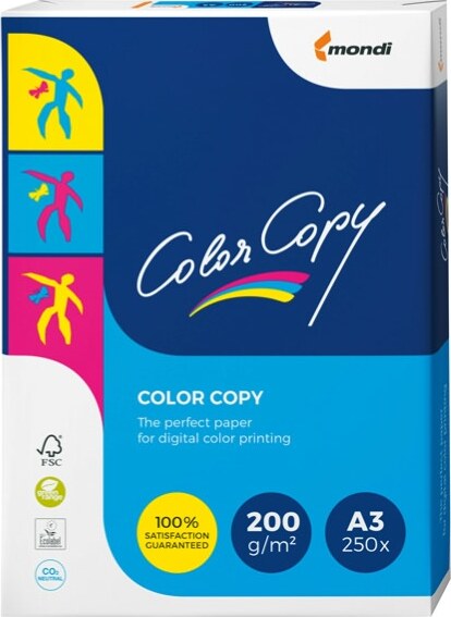 Carta Color Copy - A3 - 200 gr - bianco - Mondi - conf. 250 fogli Cancelleria e prodotti per ufficio/Carta blocchi e quaderni/Carta/Carta per fotocopiatrici e stampanti/Carta per fotocopiatrice e multiuso Eurocartuccia - Pavullo, Commerciovirtuoso.it