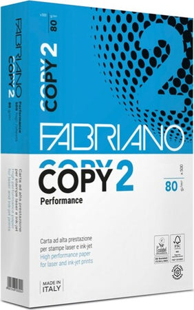 Carta Copy 2 - 215 x 330 mm - 80 gr - bianco - Fabriano - conf. 500 fogli [multipack] 5 pezzi Cancelleria e prodotti per ufficio/Carta blocchi e quaderni/Carta/Carta per fotocopiatrici e stampanti/Carta per fotocopiatrice e multiuso Eurocartuccia - Pavullo, Commerciovirtuoso.it